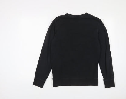 Mens UK Size S Reebok Black Pullover Sweatshirt