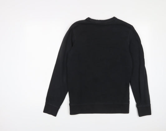 Mens UK Size S Reebok Black Pullover Sweatshirt