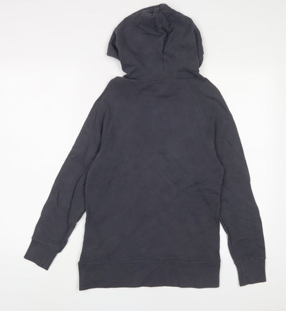 Pineapple Womens Grey Cotton Pullover Hoodie Size XS Pullover