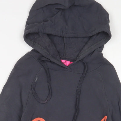 Pineapple Womens Grey Cotton Pullover Hoodie Size XS Pullover
