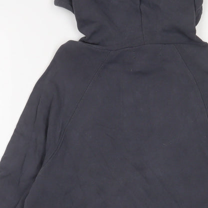 Pineapple Womens Grey Cotton Pullover Hoodie Size XS Pullover