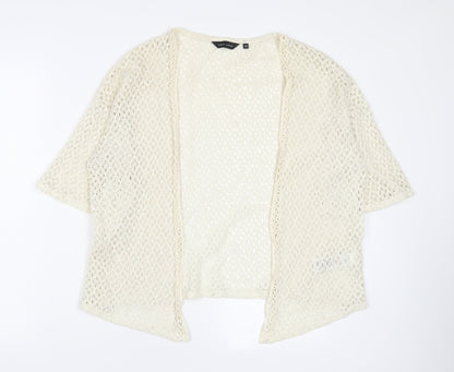Womens UK Size 10 New Look Beige Cardigan Jumper