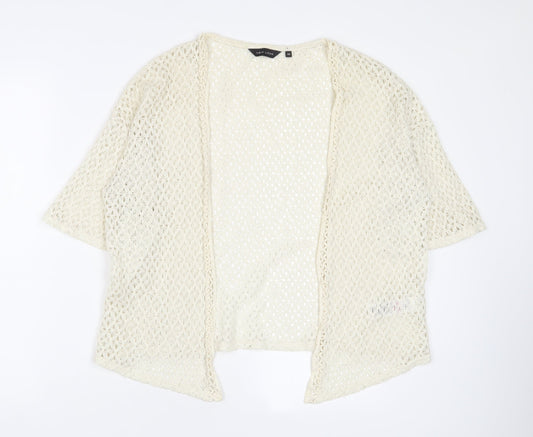 Womens UK Size 10 New Look Beige Cardigan Jumper