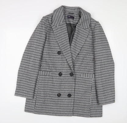 Womens UK Size 16 Marks and Spencer Grey Overcoat