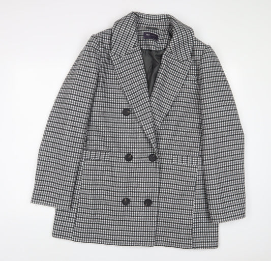 Womens UK Size 16 Marks and Spencer Grey Overcoat