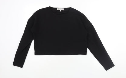 Womens UK Size 12 Limited Edition Black Basic Blouse