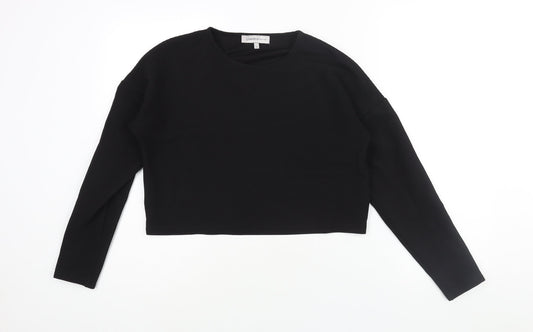 Womens UK Size 12 Limited Edition Black Basic Blouse