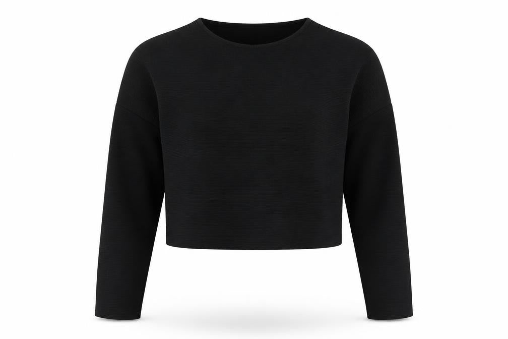 Womens UK Size 12 Limited Edition Black Basic Blouse
