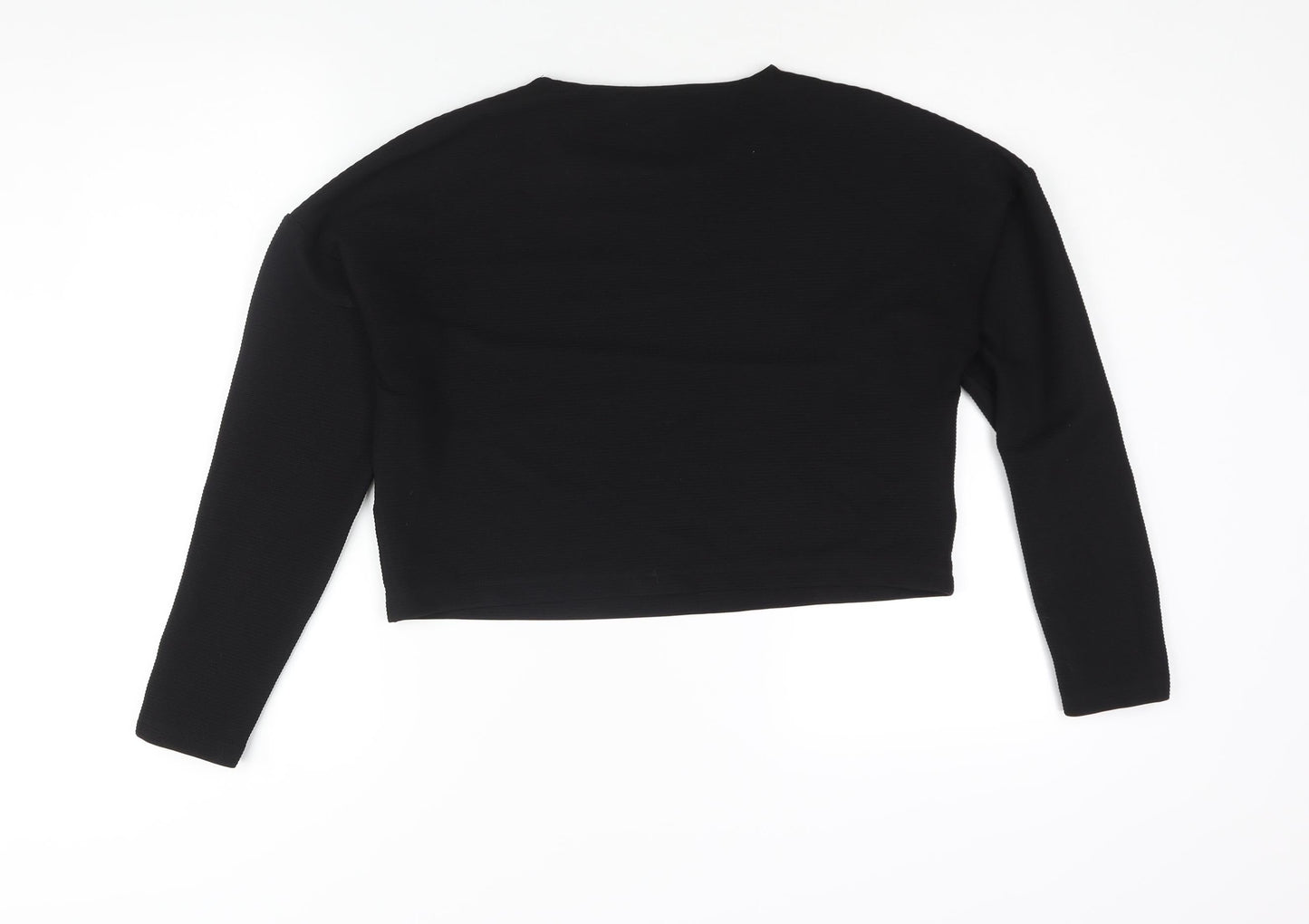 Womens UK Size 12 Limited Edition Black Basic Blouse