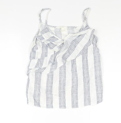 Womens UK Size 8 H&M White Camisole Blouse