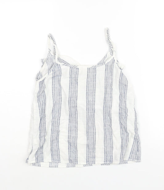Womens UK Size 8 H&M White Camisole Blouse