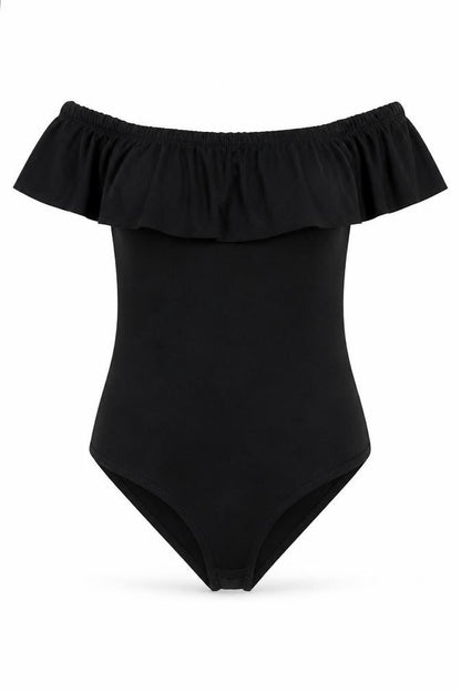 Womens UK Size S Only One-Piece Black Bodysuit