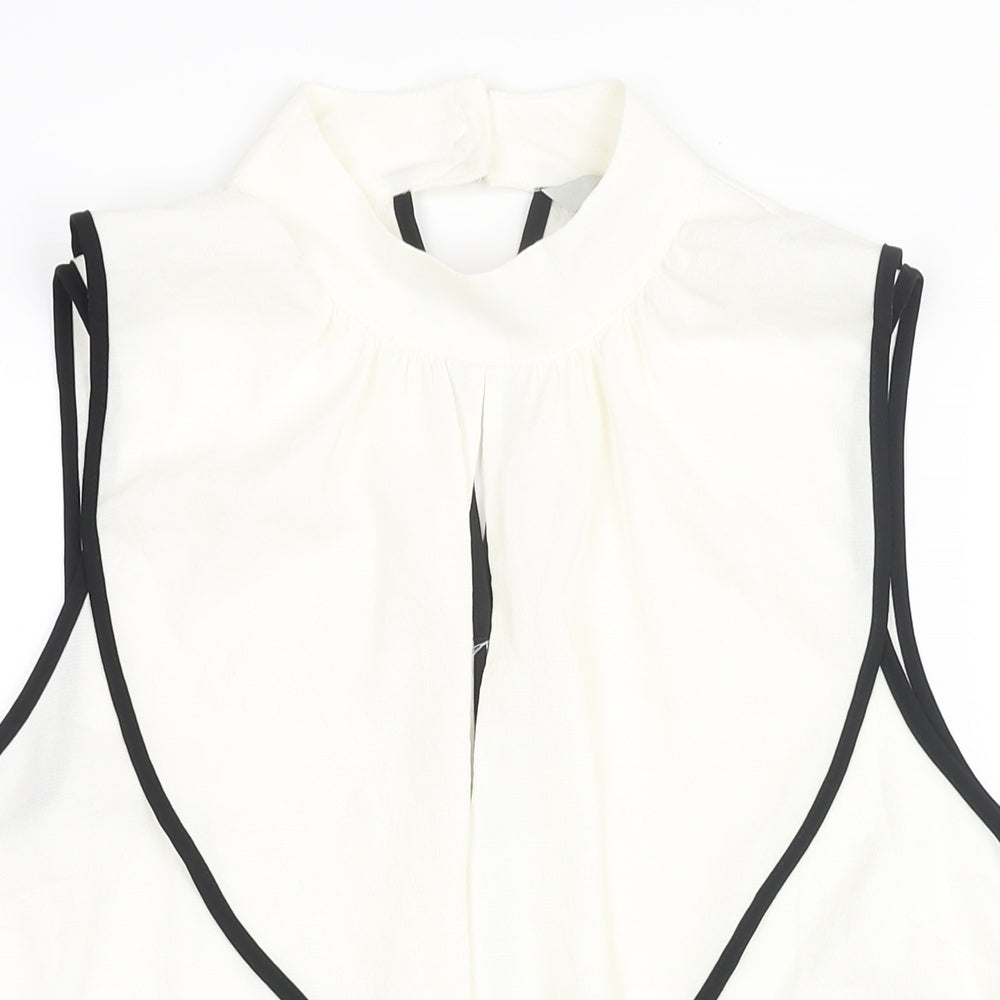Womens UK Size 12 NEXT Ivory Camisole Blouse