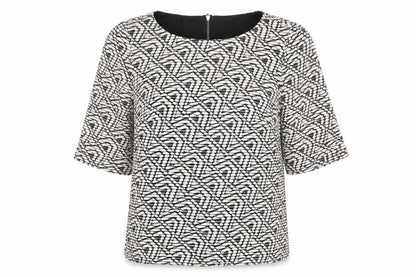 Womens UK Size 10 Principles White Basic Blouse