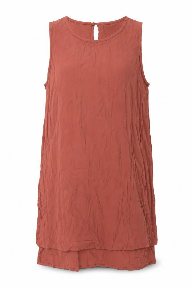 Womens UK Size 10 New Look Brown Camisole Blouse