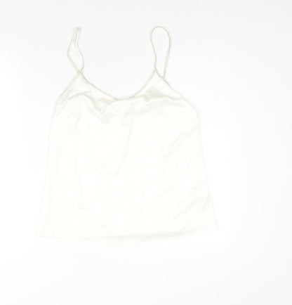 Womens UK Size 10 River Island Ivory Camisole Blouse