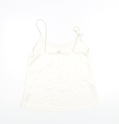 Womens UK Size 10 River Island Ivory Camisole Blouse