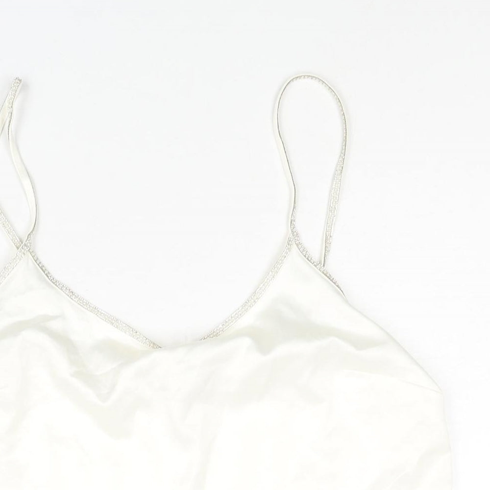 Womens UK Size 10 River Island Ivory Camisole Blouse