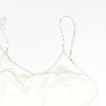 Womens UK Size 10 River Island Ivory Camisole Blouse