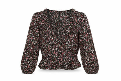 Womens UK Size 6 Miss Selfridge Multicoloured Wrap Blouse