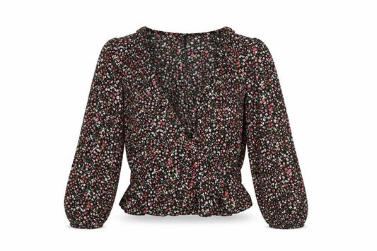 Womens UK Size 6 Miss Selfridge Multicoloured Wrap Blouse