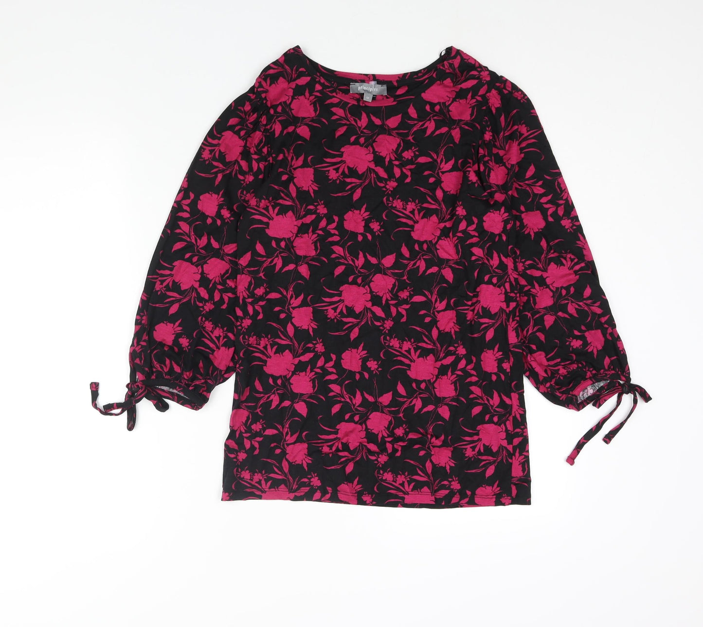 Womens UK Size 12 Principles Pink Basic Blouse