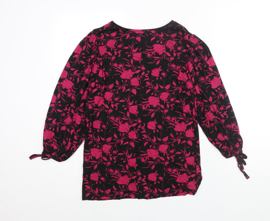 Womens UK Size 12 Principles Pink Basic Blouse