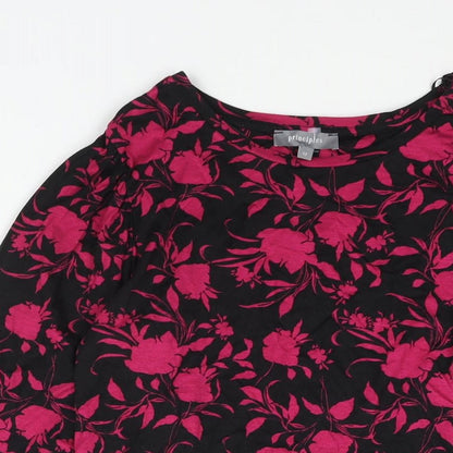 Womens UK Size 12 Principles Pink Basic Blouse