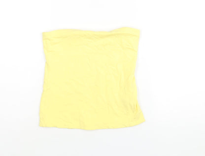 Womens UK Size 8 NEXT Yellow Basic Blouse