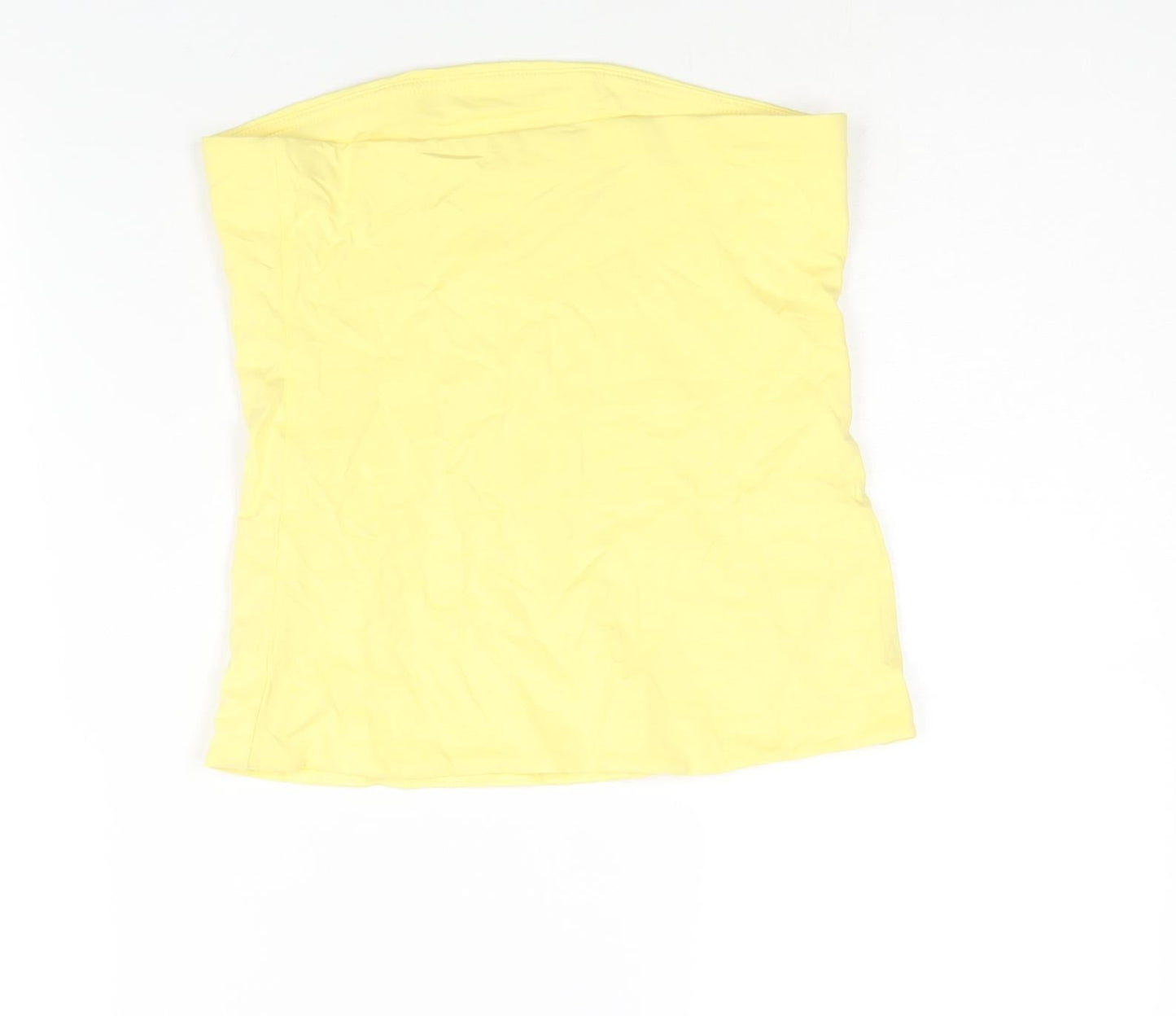 Womens UK Size 8 NEXT Yellow Basic Blouse