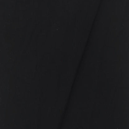 NEXT Womens Black Polyester T-Shirt Dress Size S Crew Neck Pullover