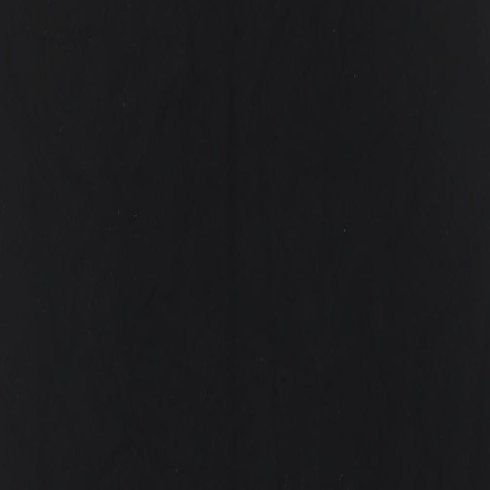 NEXT Womens Black Polyester T-Shirt Dress Size S Crew Neck Pullover