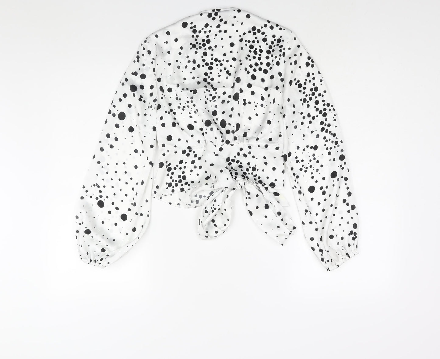 Womens UK Size 8 Topshop White Basic Blouse