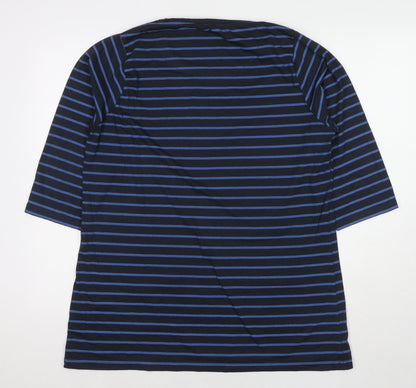 Womens UK Size 16 Pebble Bay Blue Tunic T-Shirt
