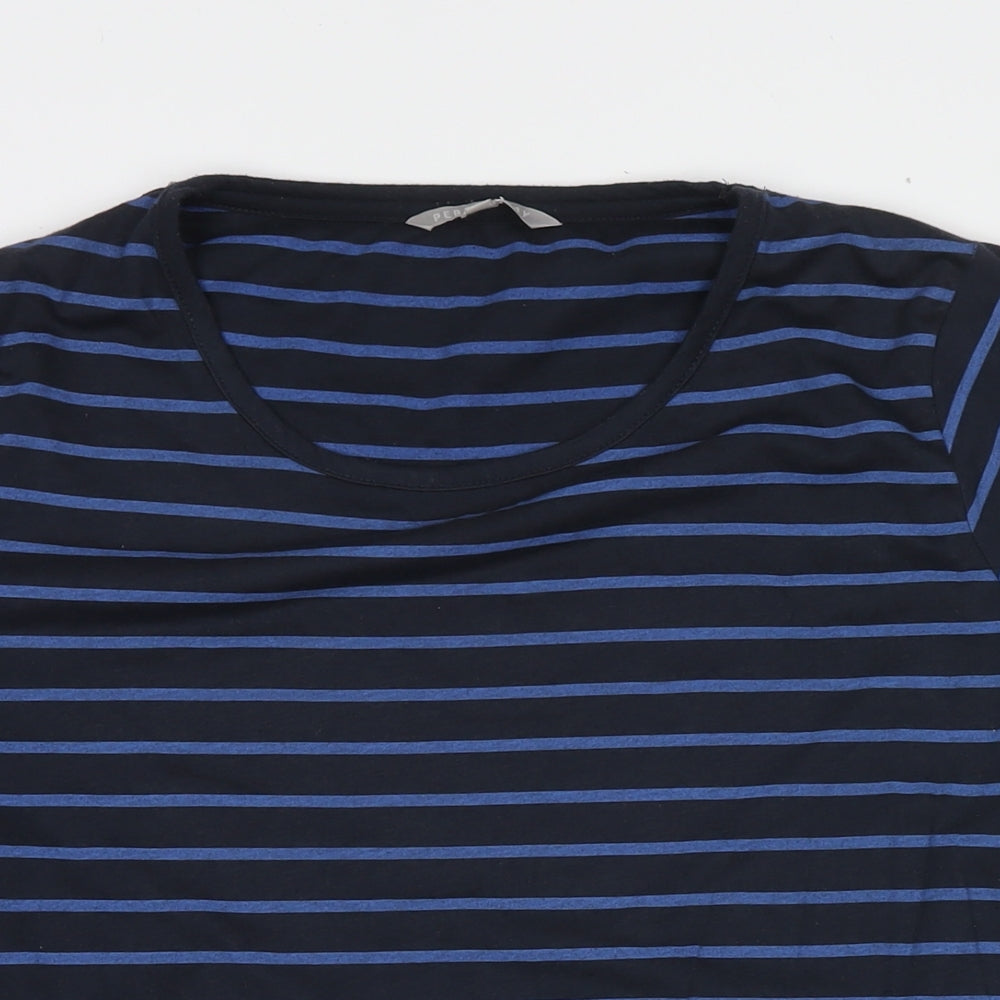Womens UK Size 16 Pebble Bay Blue Tunic T-Shirt