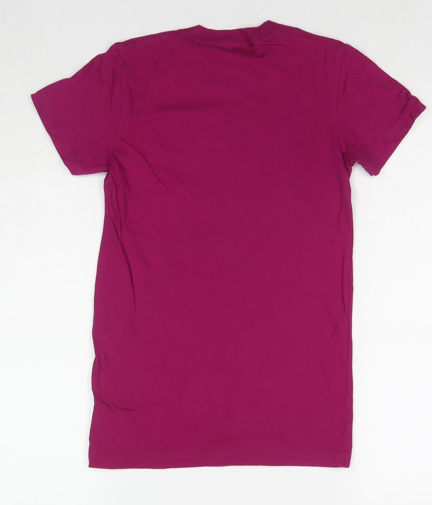 Womens UK Size S American Apparel Purple Basic T-Shirt