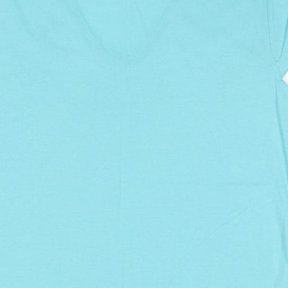 Womens UK Size 20 LA Gear Blue Basic T-Shirt