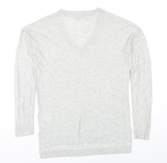 Womens UK Size 10 NEXT Grey Pullover Jumper