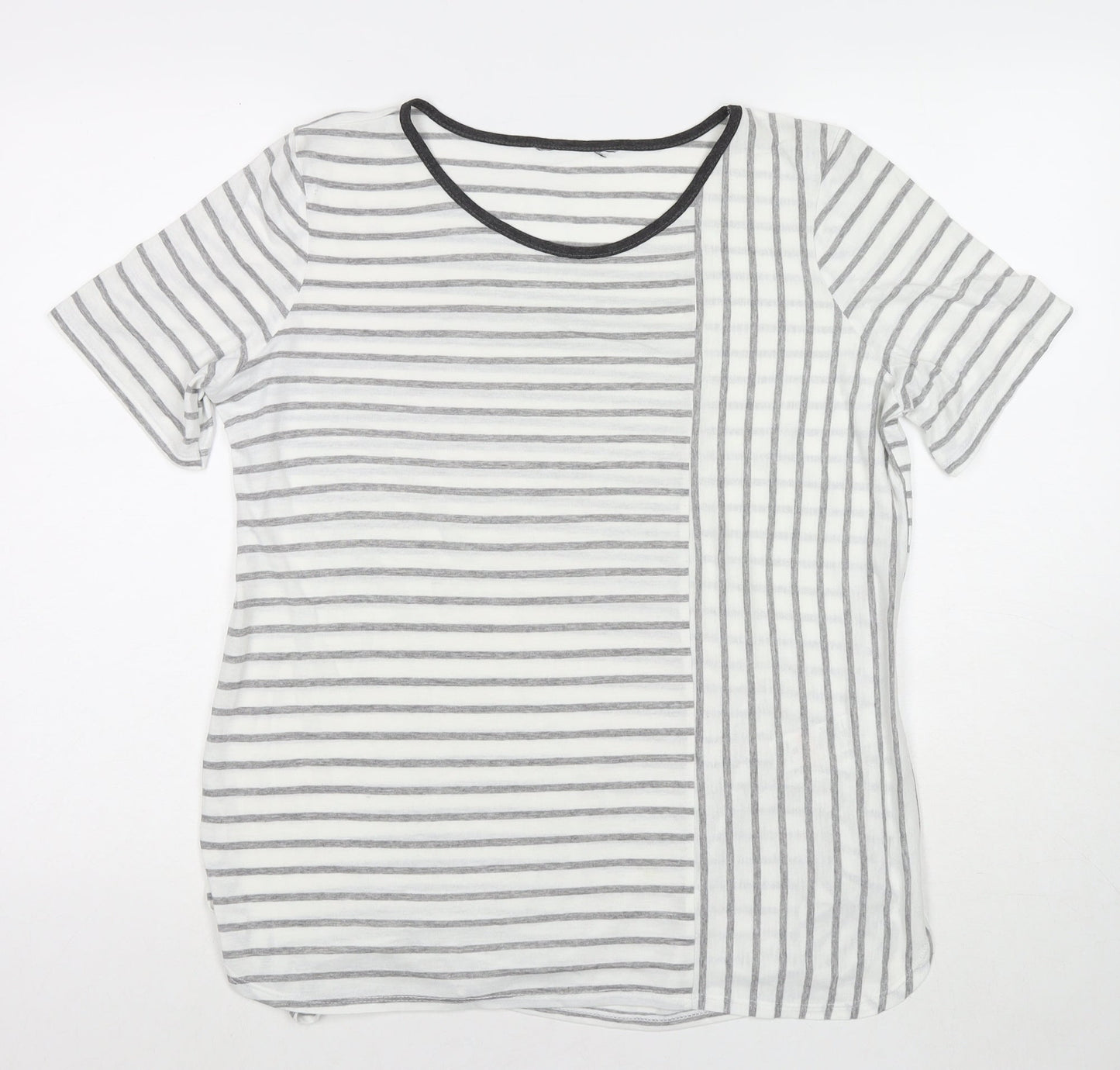 Womens UK Size 16 Dorothy Perkins White Basic T-Shirt