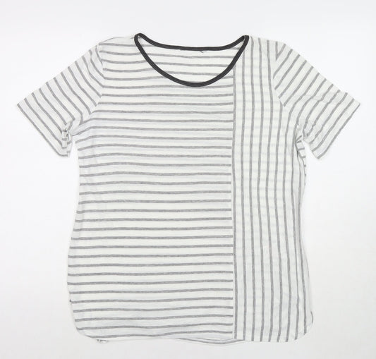 Womens UK Size 16 Dorothy Perkins White Basic T-Shirt