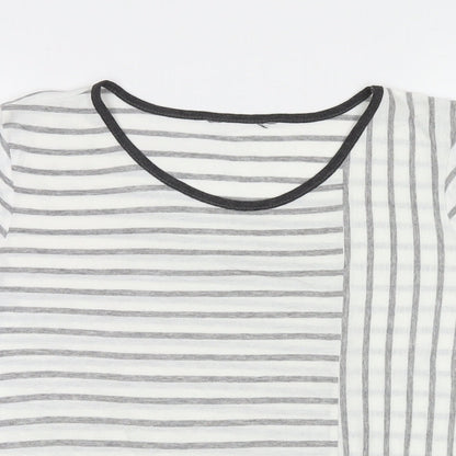 Womens UK Size 16 Dorothy Perkins White Basic T-Shirt
