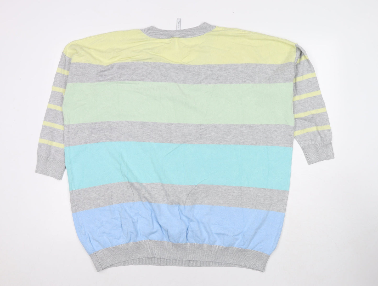 Womens UK Size One Size Capsule Multicoloured Pullover Jumper