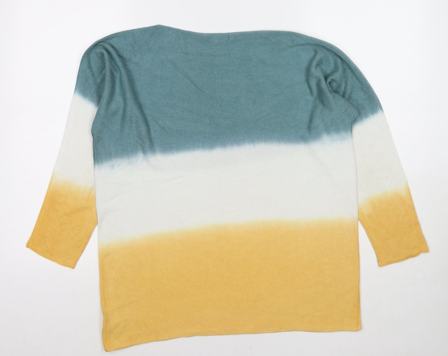 Womens UK Size S Collezione Gaia Multicoloured Pullover Jumper