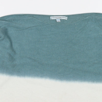 Womens UK Size S Collezione Gaia Multicoloured Pullover Jumper