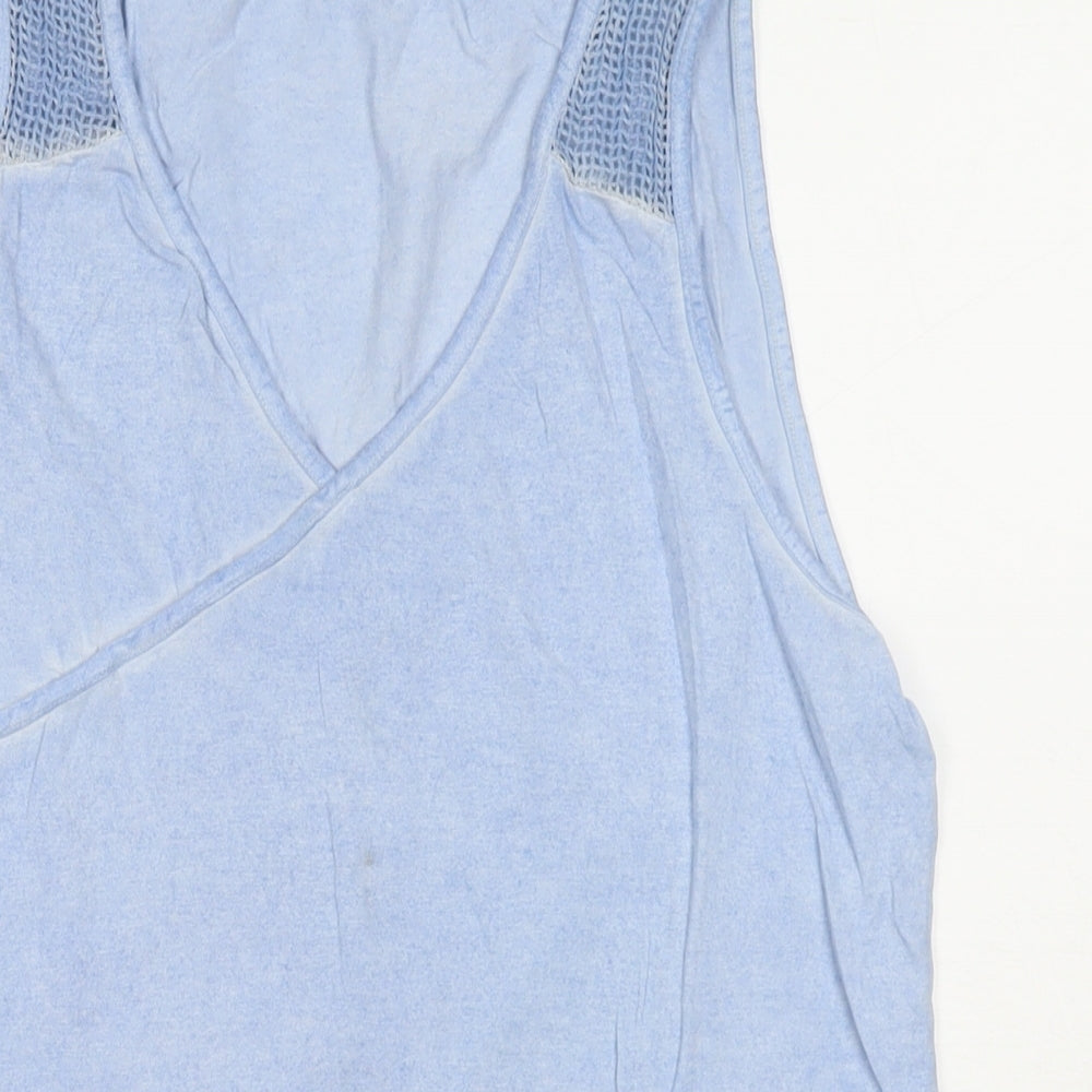 Womens UK Size 12 Steilmann Blue Basic Tank
