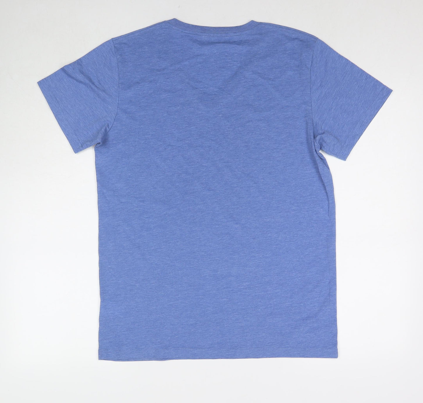 Womens UK Size M Russell Blue Basic T-Shirt
