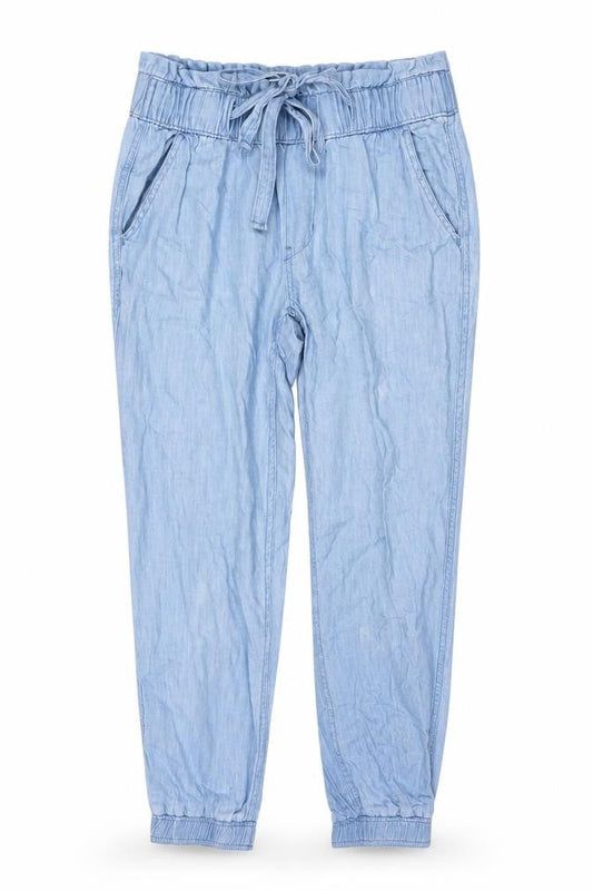 Womens UK Size XS Hollister Regular Fit Tapered Blue Jeans