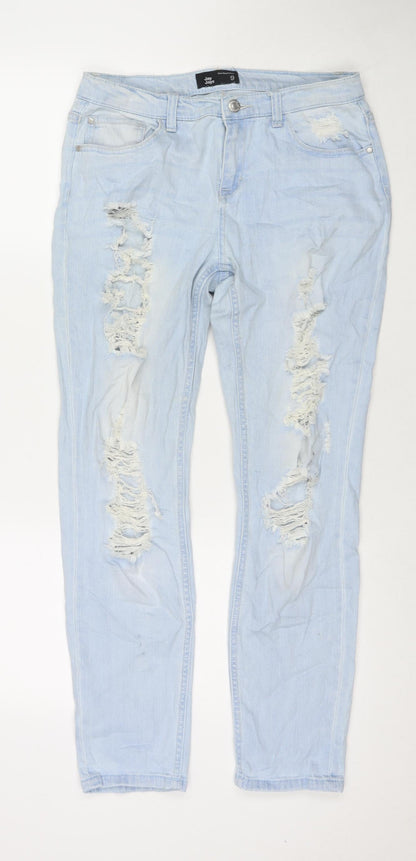 Jay Jays Womens Blue Cotton Skinny Jeans Size 6 L26 in Regular Zip