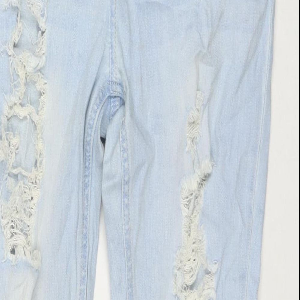 Jay Jays Womens Blue Cotton Skinny Jeans Size 6 L26 in Regular Zip