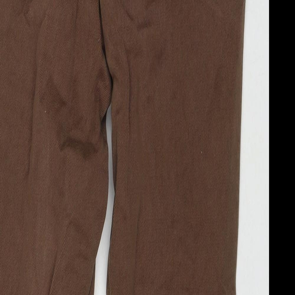 Ann Taylor Womens Brown Cotton Straight Jeans Size 26 in L27 in Regular Zip